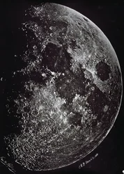 1865年の月の写真